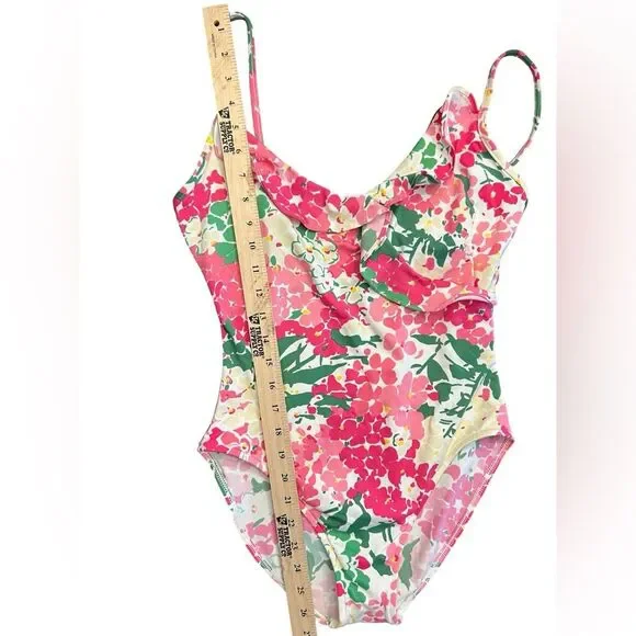 NWT Lauren Ralph Lauren Floral One-Piece Swimsuit Size 12 (W51) - Picture 5 of 13